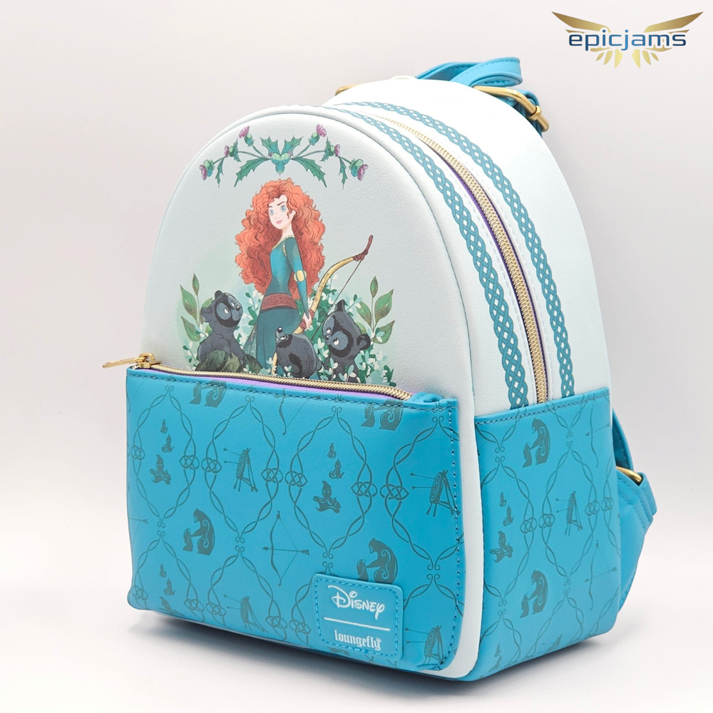 Loungefly Disney Pixar Brave Merida & Brothers Mini Backpack - Picture 3 of 5